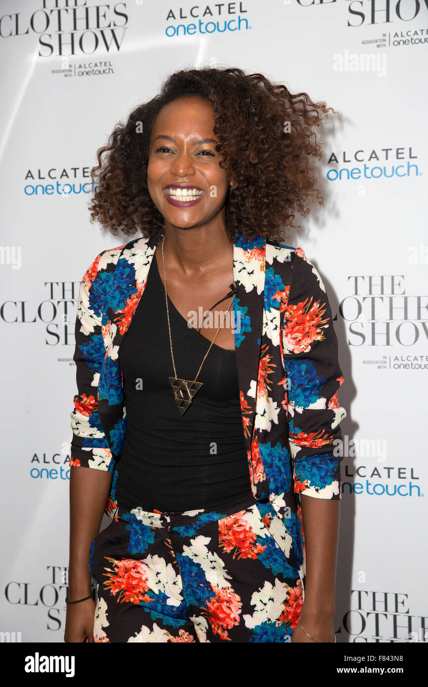 Annaliese Dayes at the show heading up The Clothes Show Style Scout