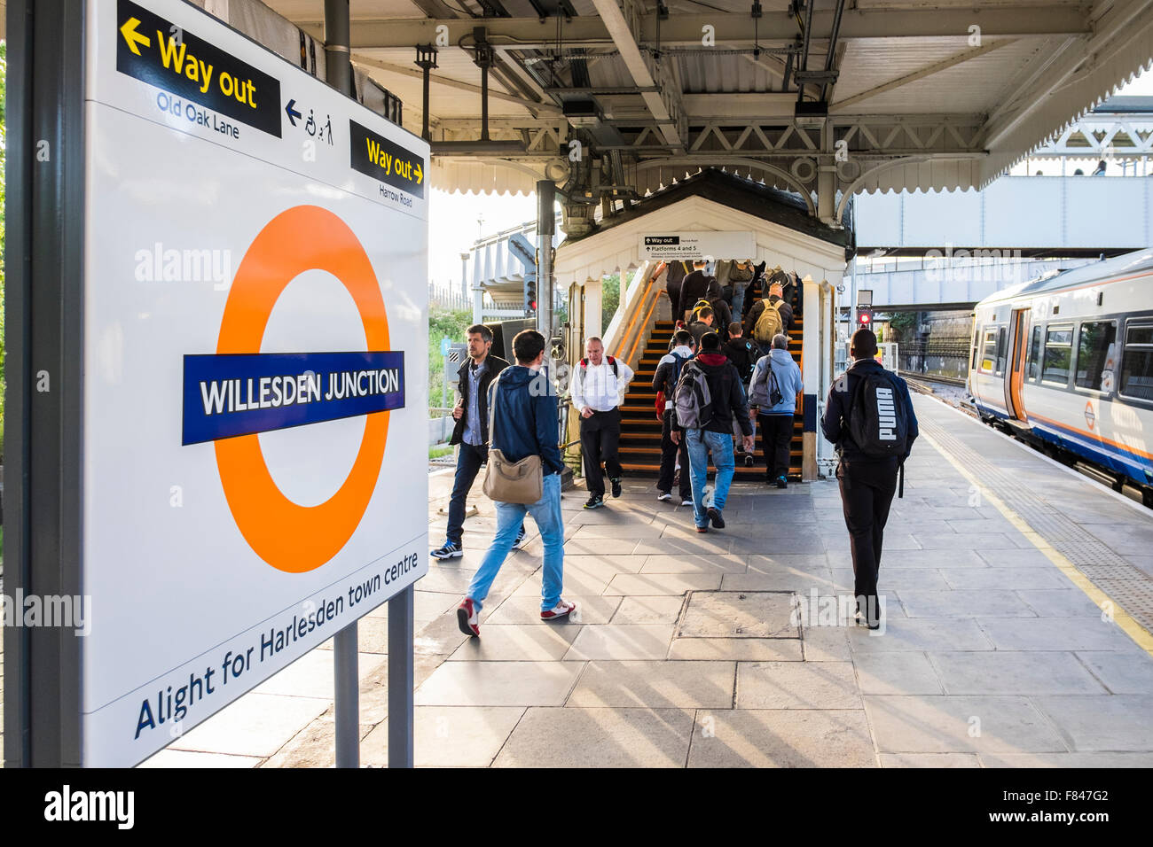 Willesden Junction station, London, England, U.K Stock Photo Alamy