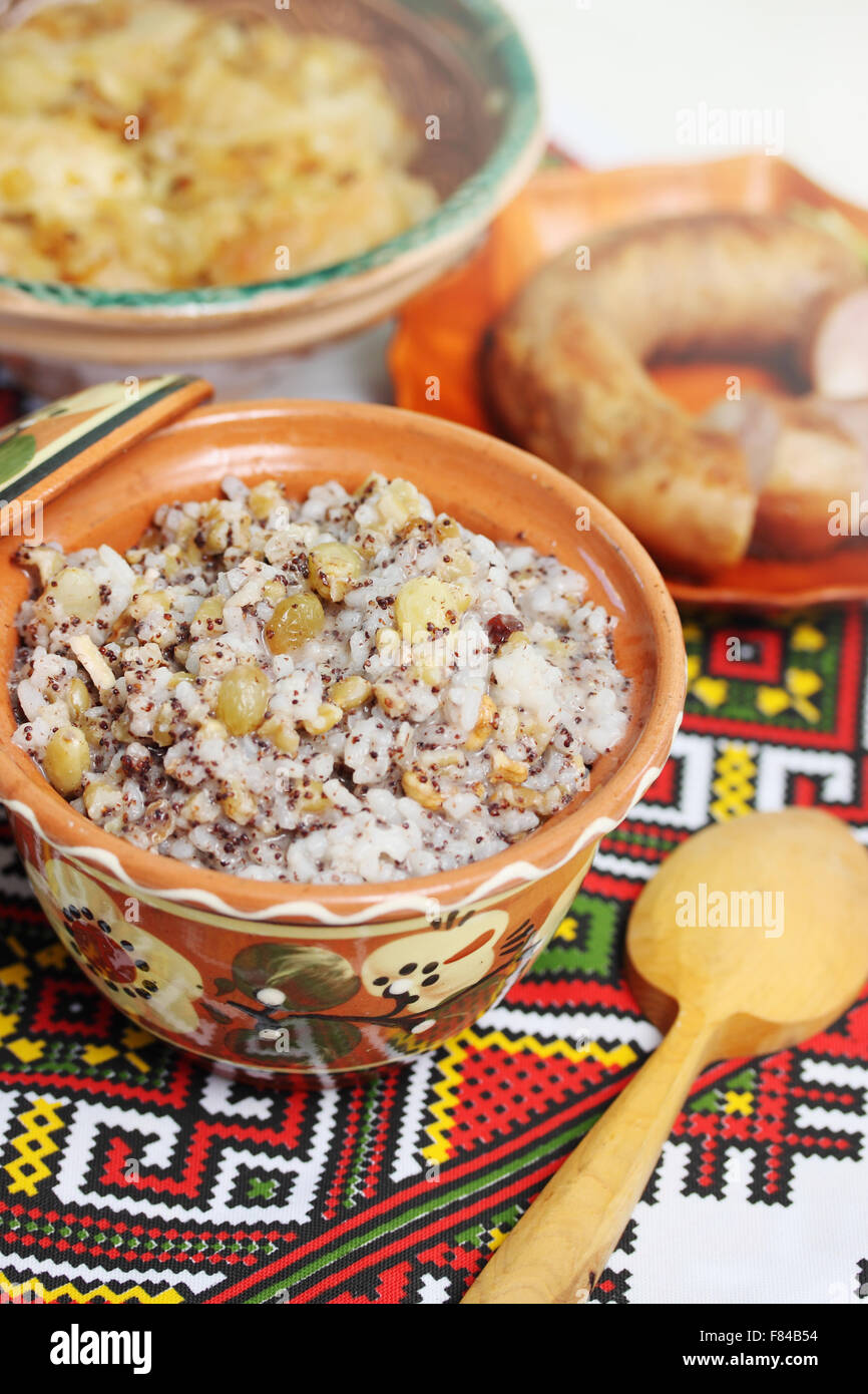 ukrainian Christmas kutia dish Stock Photo - Alamy