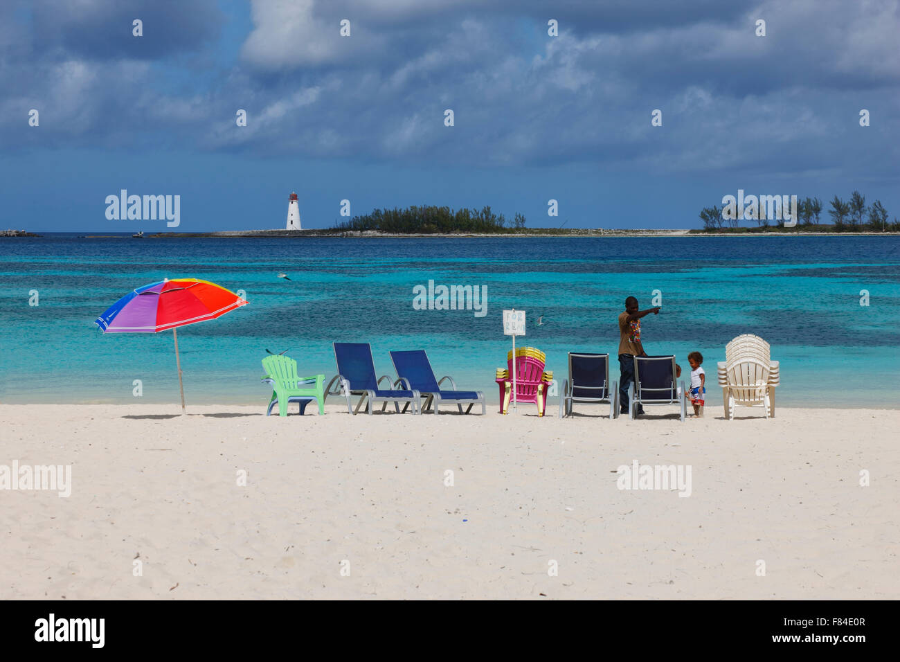 Nassau Junkanoo beach Stock Photo