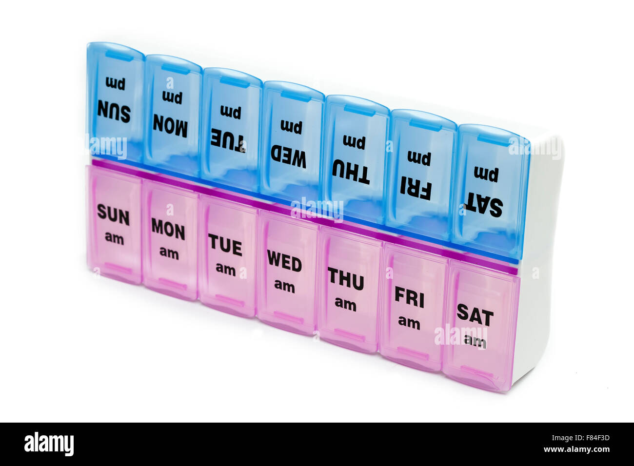 Intermittency Box Plastic box with small separations for each day of the week (for ...