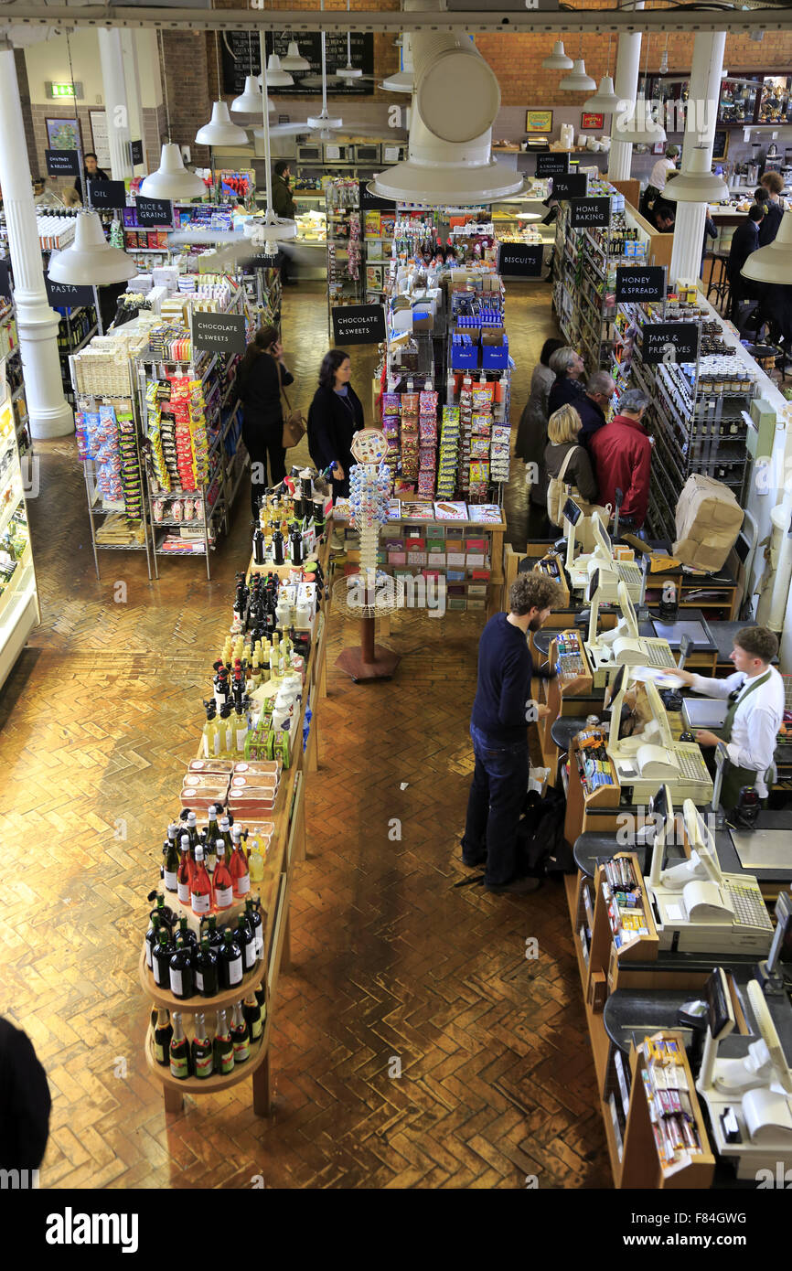The food hall of Fallon & Byrne restaurant, Dublin, Ireland Stock Photo