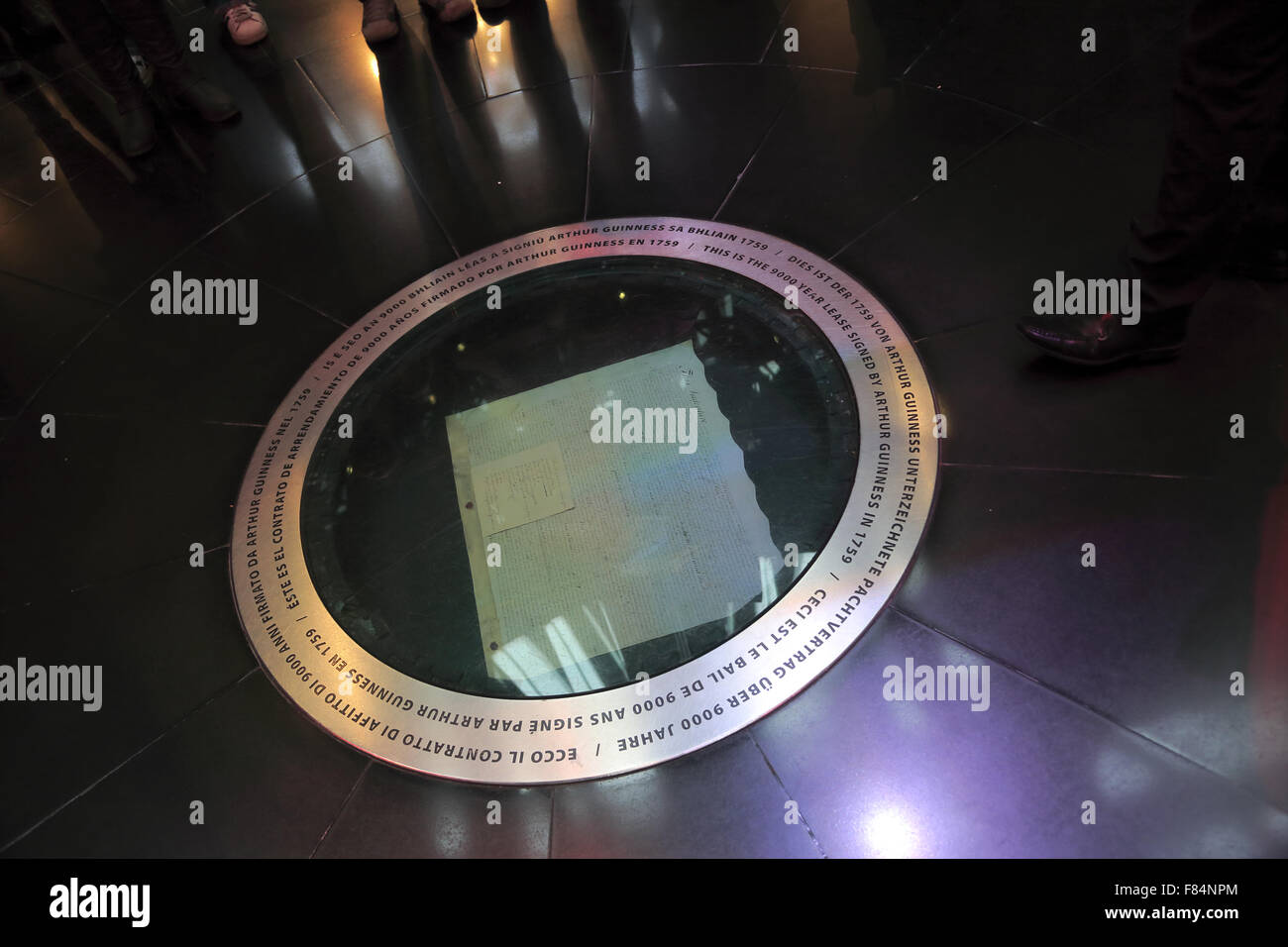 The lease signed by Arthur Guinness in 1759 for 9000 years of leasing