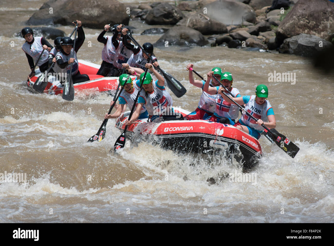 Sprint Rafting New zealand rafting team hi-res stock photography and images - Alamy