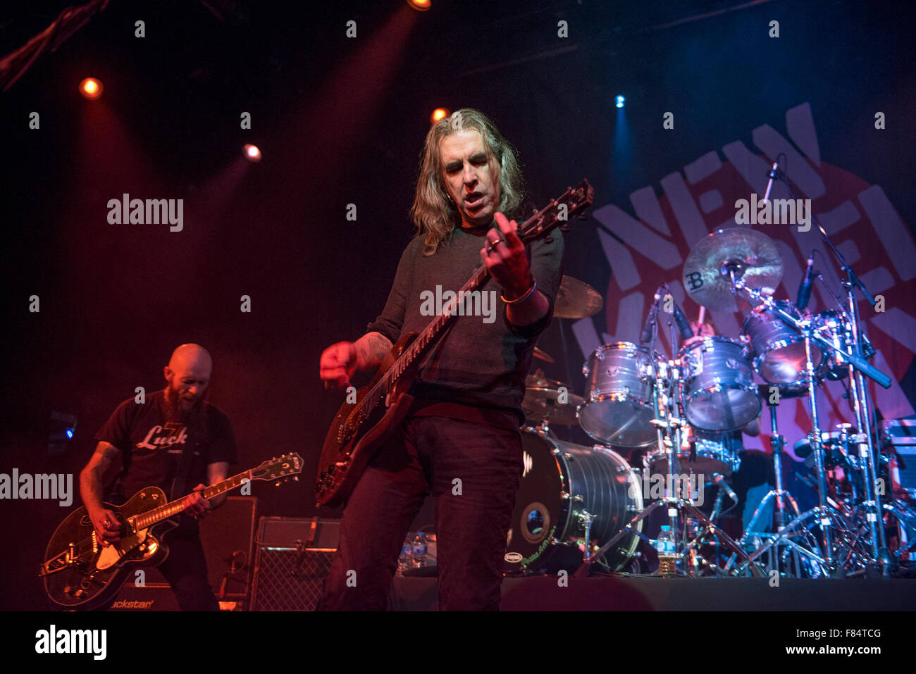 Manchester, UK. 5th December 2015. New Model Army perform at Manchester Academy, Manchester on their UK tour  05/12/2015 Credit:  Gary Mather/Alamy Live News Stock Photo