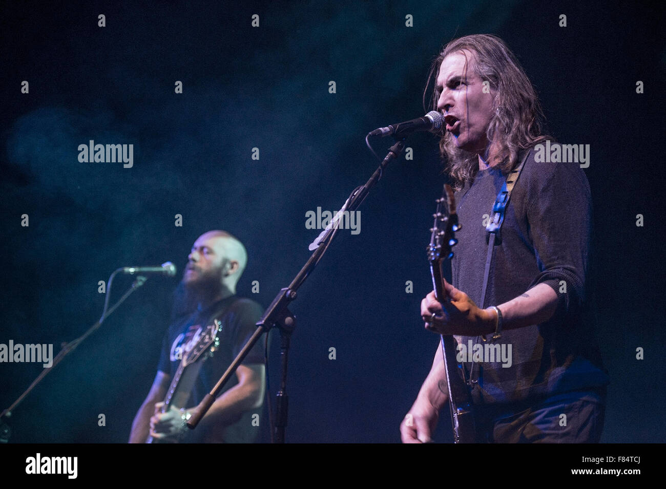 Manchester, UK. 5th December 2015. New Model Army perform at Manchester Academy, Manchester on their UK tour  05/12/2015 Credit:  Gary Mather/Alamy Live News Stock Photo