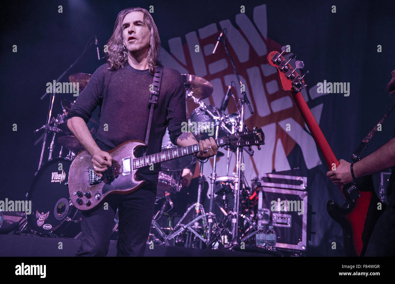 Manchester, UK. 5th December 2015. New Model Army perform at Manchester Academy, Manchester on their UK tour  05/12/2015 Credit:  Gary Mather/Alamy Live News Stock Photo