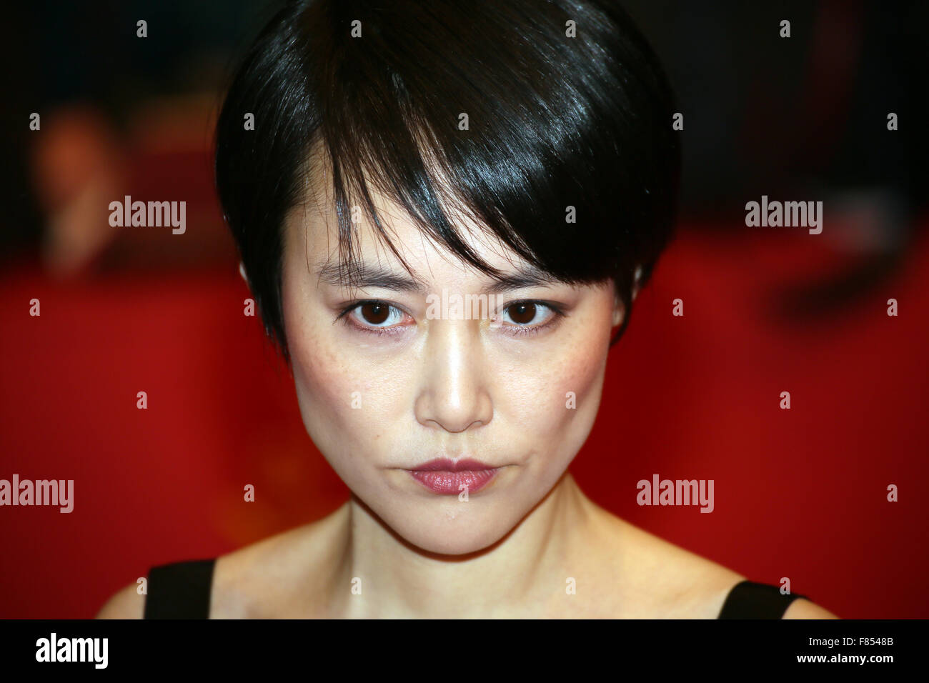 Berlin, Germany, February 5, 2015 Rinko Kikuchi arrives at the red