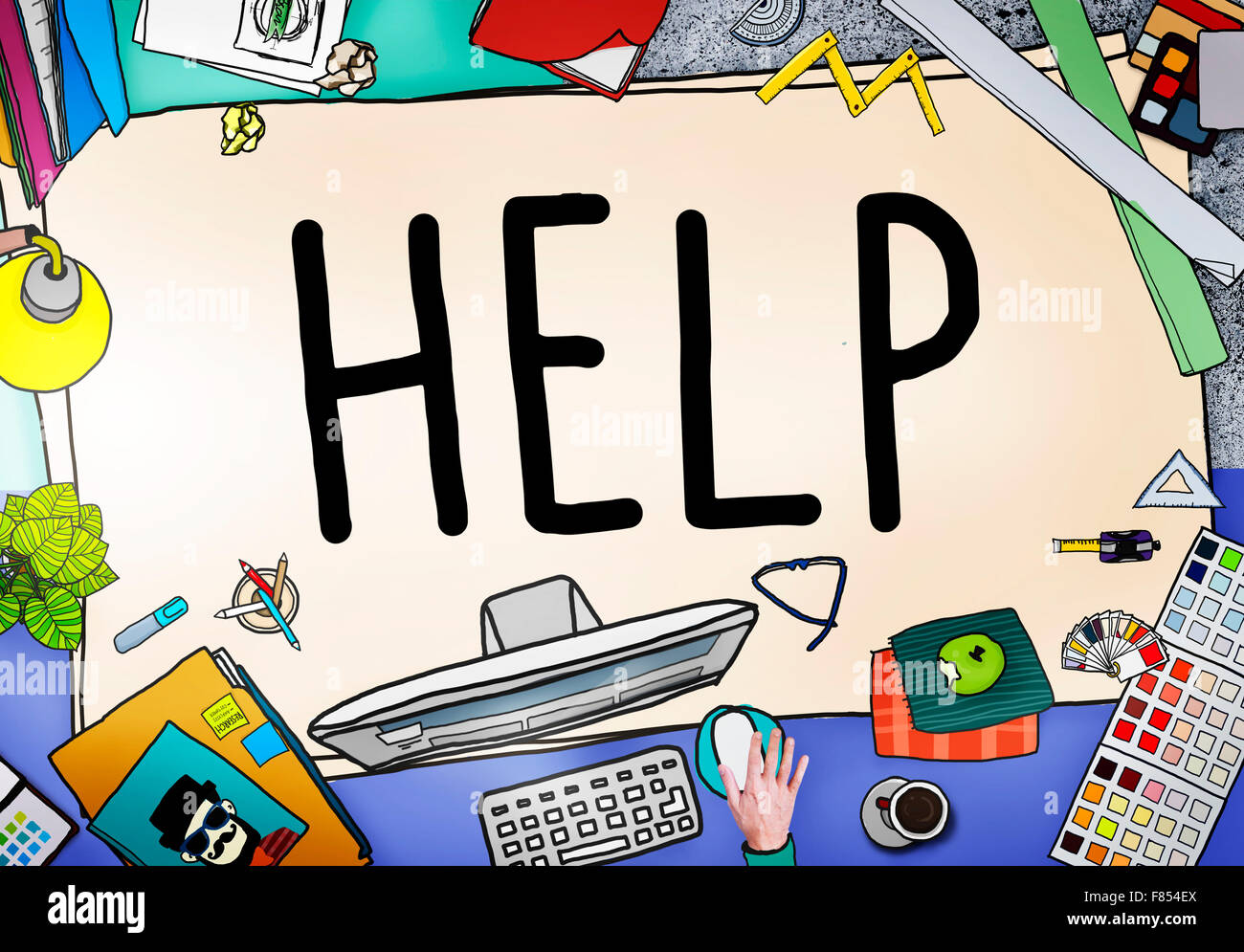 Help Support Donate Assistance Charity Concept Stock Photo - Alamy