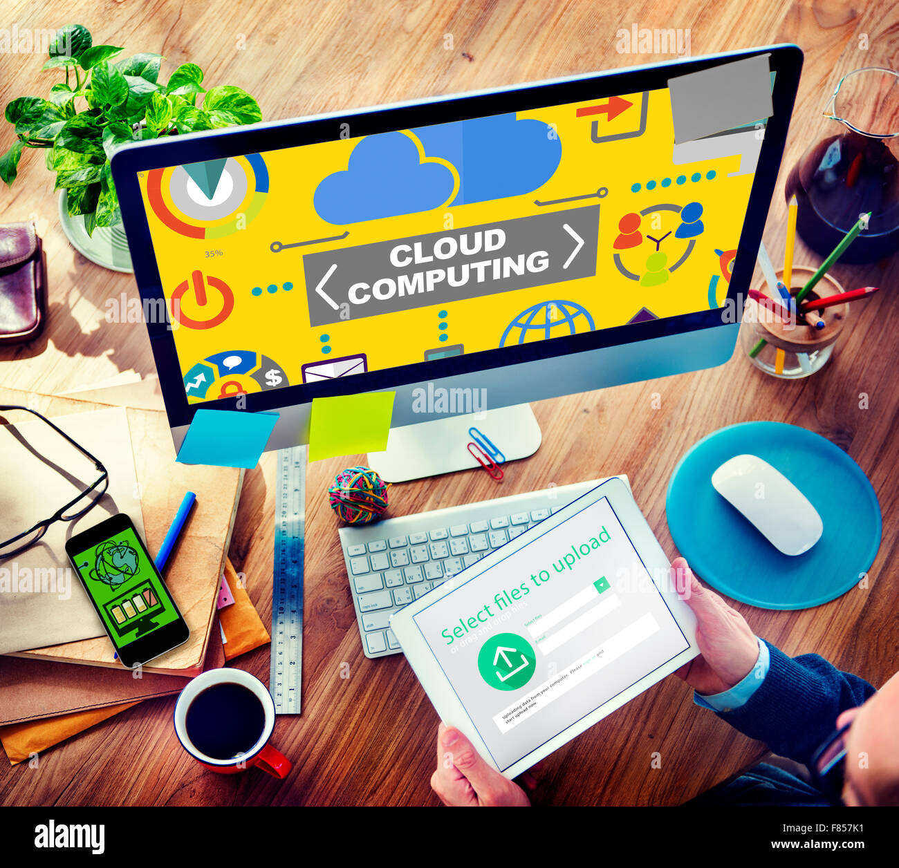 Cloud Computing Network Online Internet Storage Concept Stock Photo - Alamy