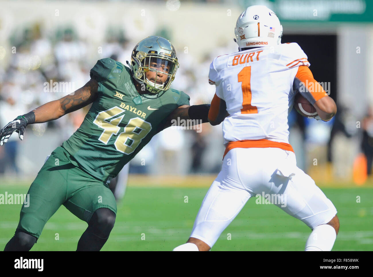 Waco, Texas, USA. 05th Dec, 2015. Baylor nickelback Travon Blanchard