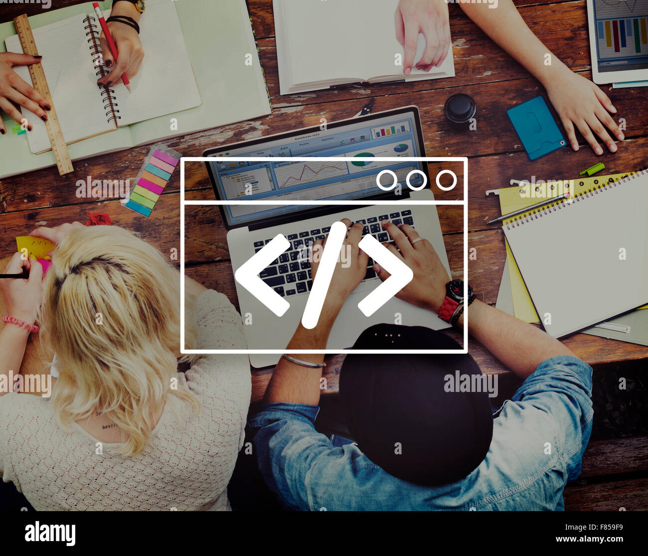 Computer Address Code Communication Connection Concept Stock Photo - Alamy