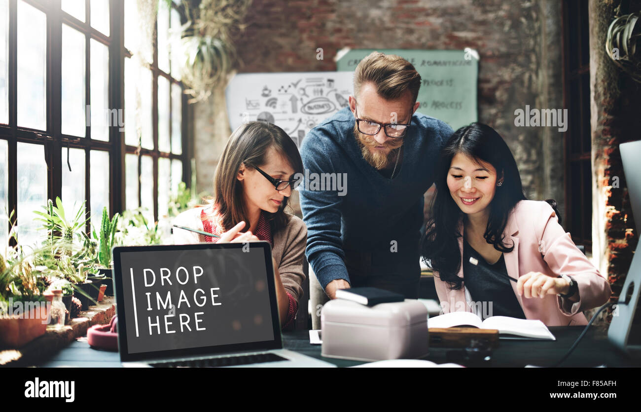 Business Team Meeting Brainstorming Working Concept Stock Photo - Alamy