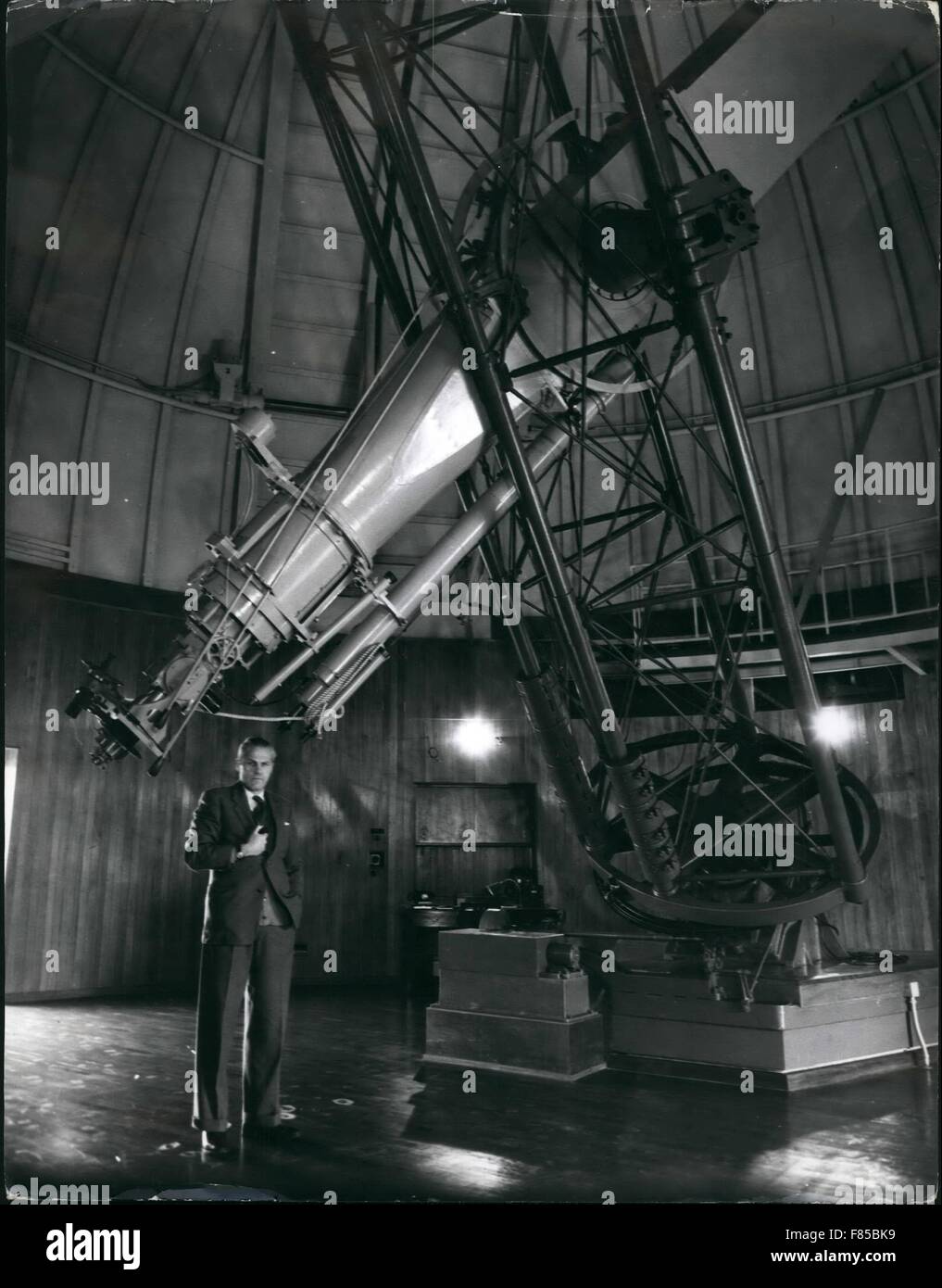 1968 - Photo shows Dr. Richard Van Der Riet Wooley the astronomer Royal ...