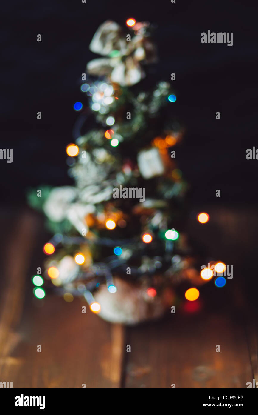 Glowing Christmas Tree Stock Photos &amp; Glowing Christmas Tree Stock Images - Alamy