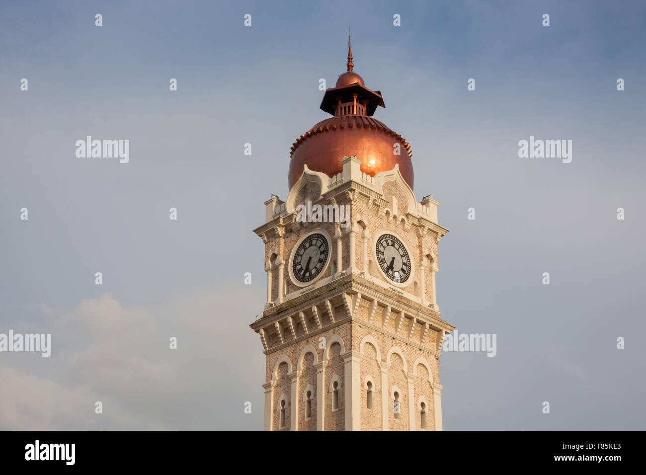 Clock tower in downtown Kuala Lumpur Stock Photo Alamy