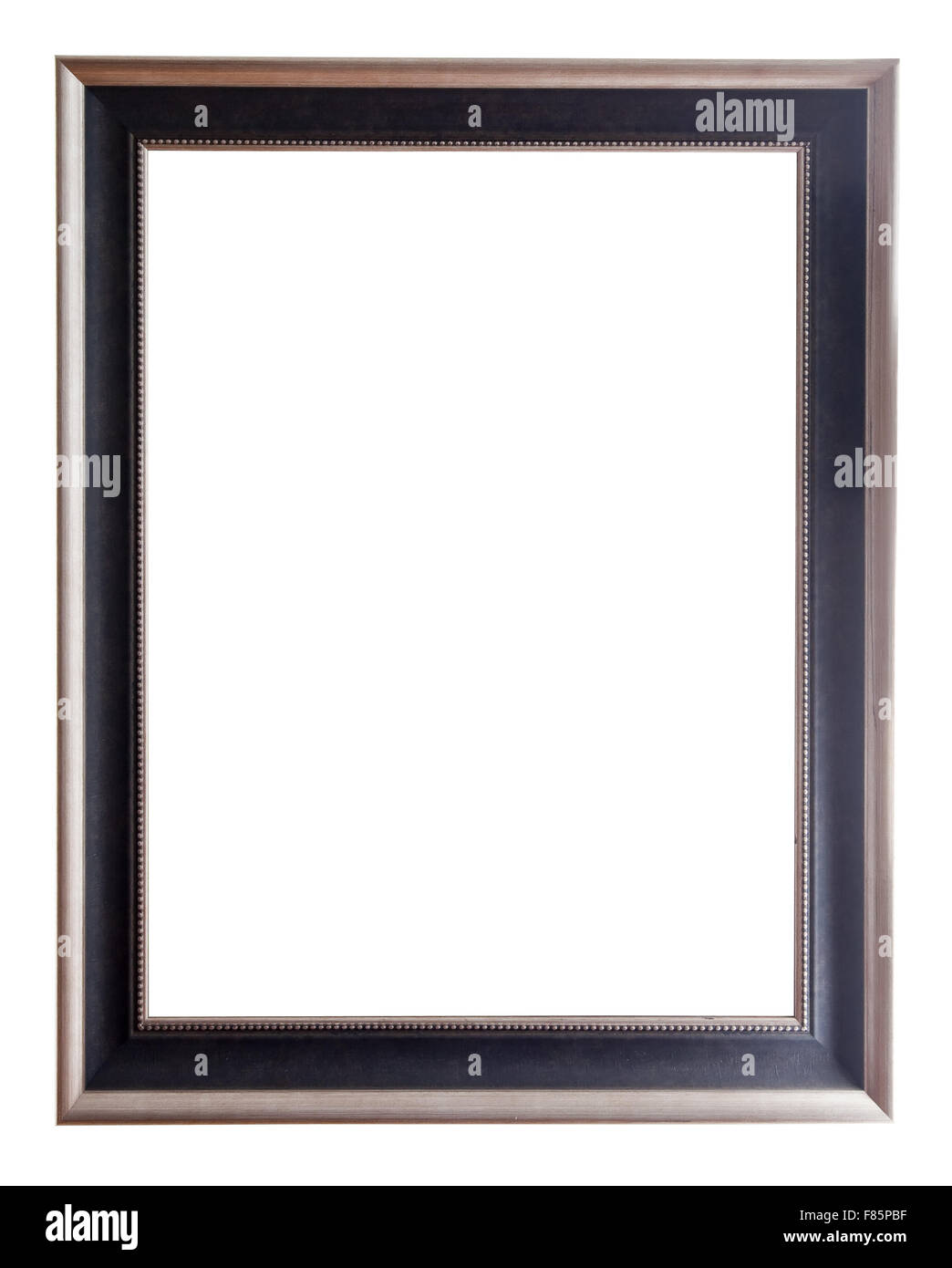 Modern picture  frame. Isolated over white background with clipping path Stock Photo