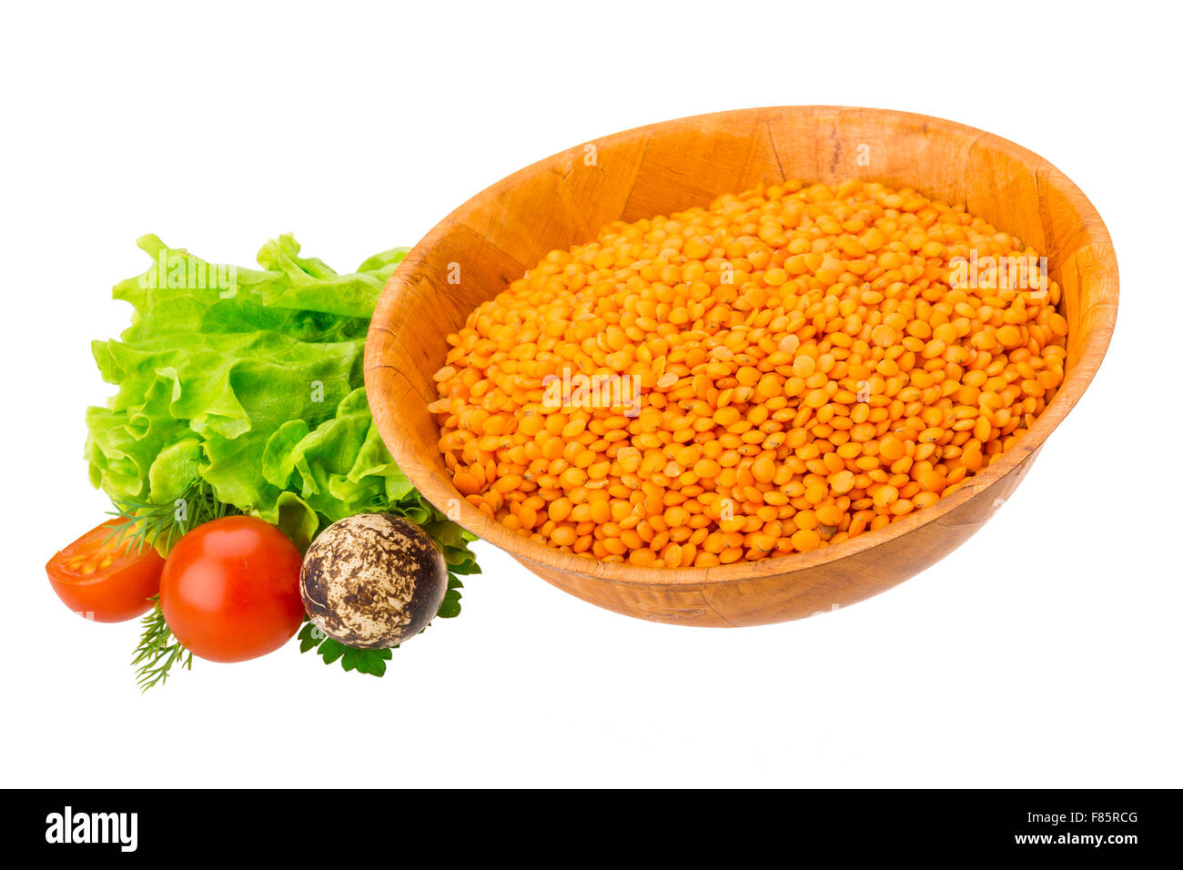 Raw red lentils Stock Photo - Alamy