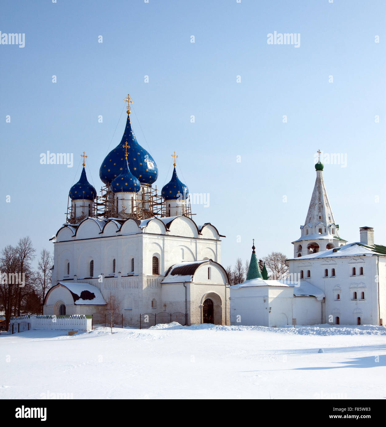 Cathedral of the Nativity at Suzdal in winter. Russia Stock Photo - Alamy