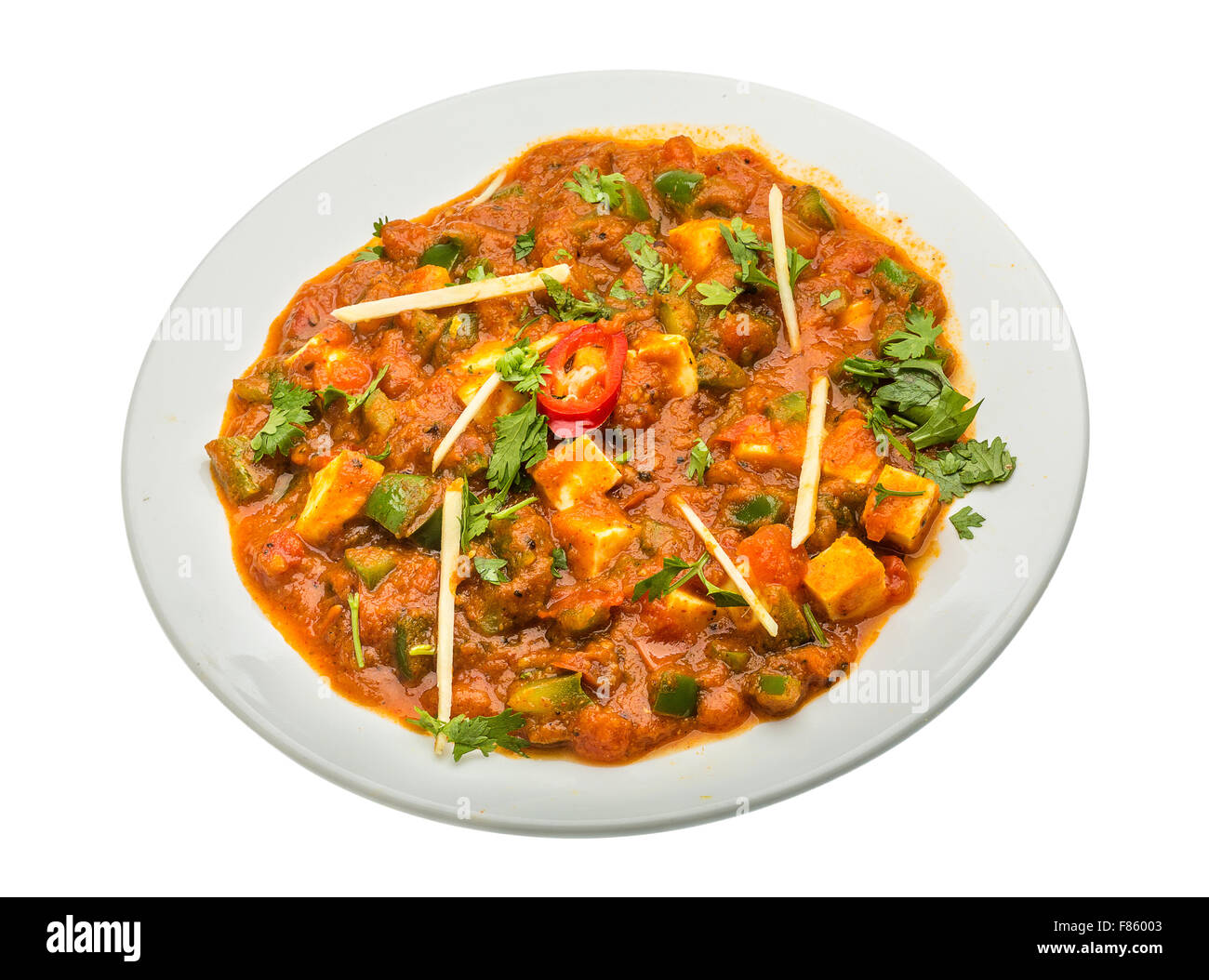 Kadai Paneer traditional Indian food Stock Photo Alamy