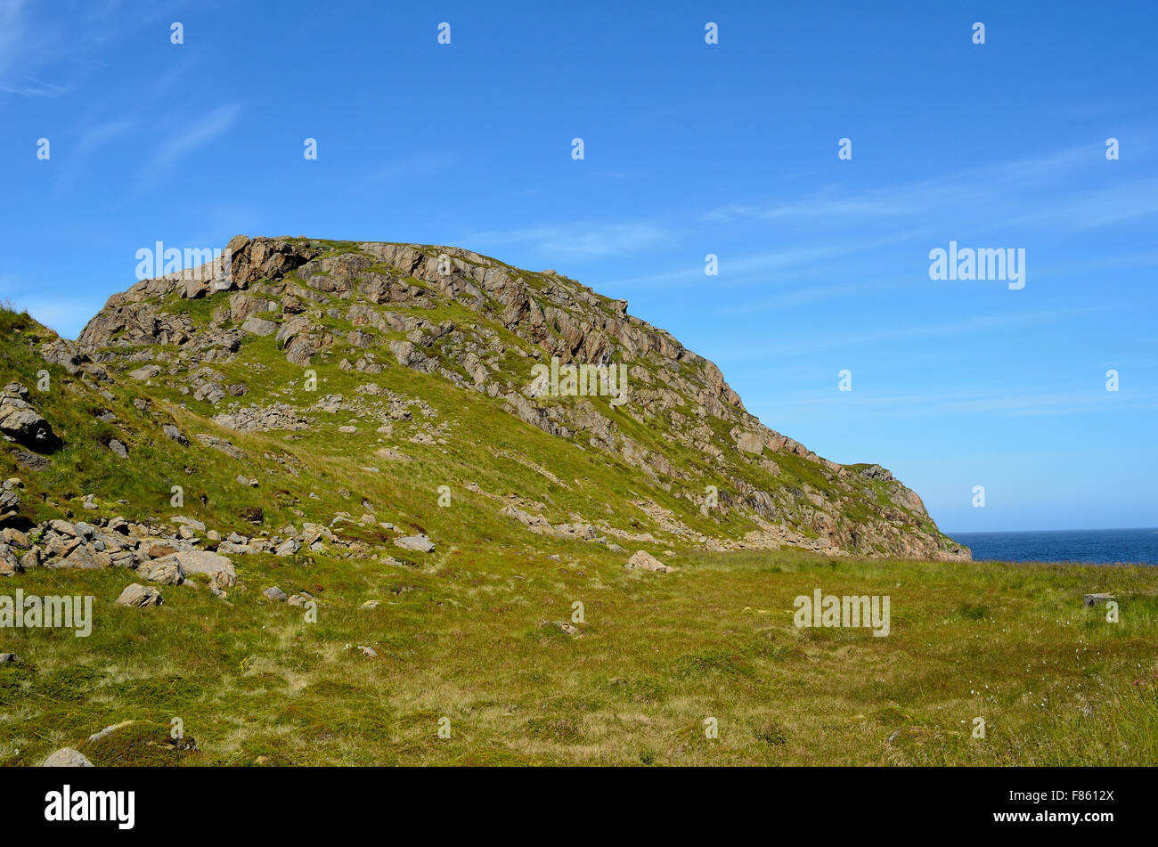 tall majestic mountain in lush green summer landscape Stock Photo - Alamy
