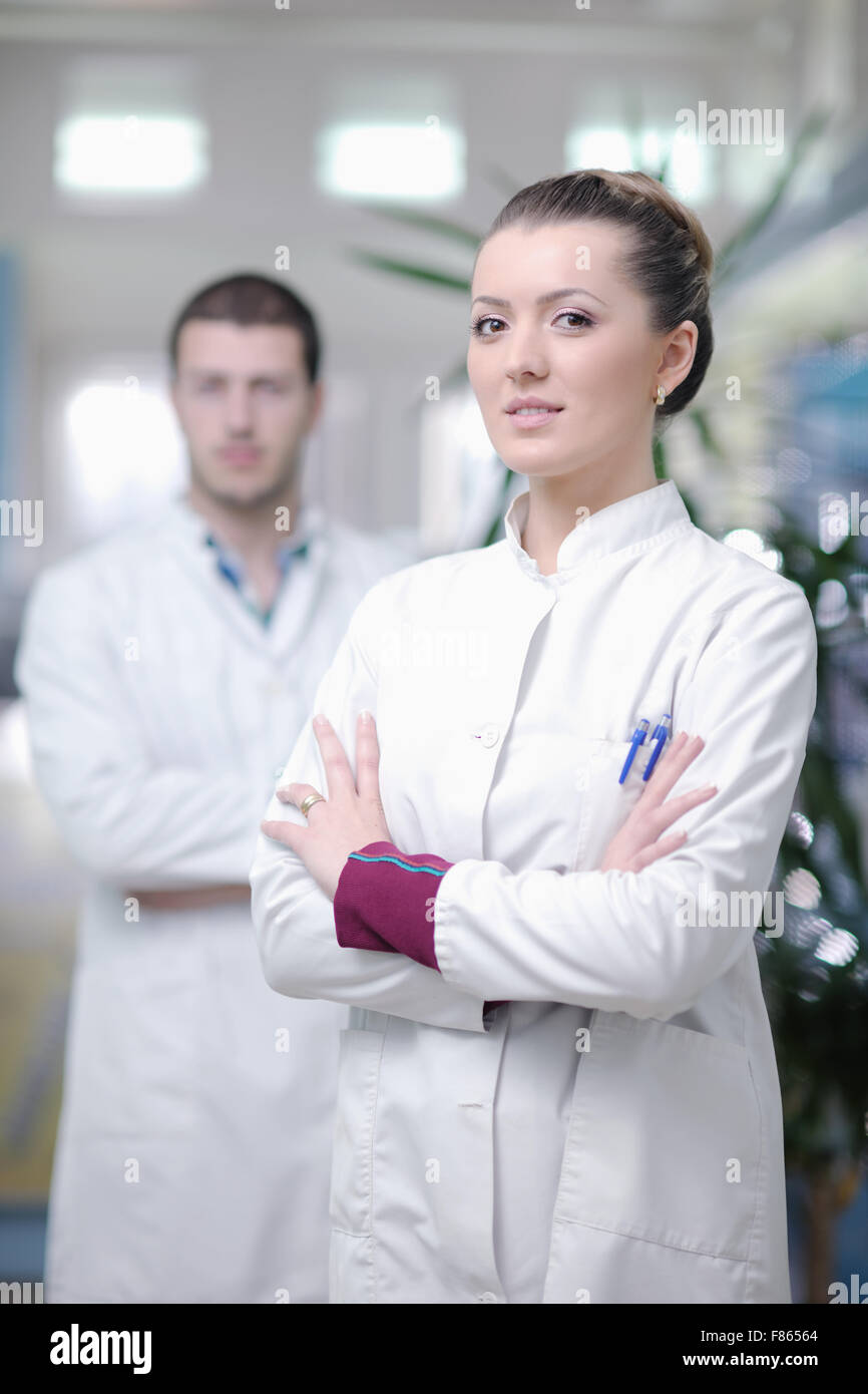 Beautiful young woman pharmacist hi-res stock photography and images ...