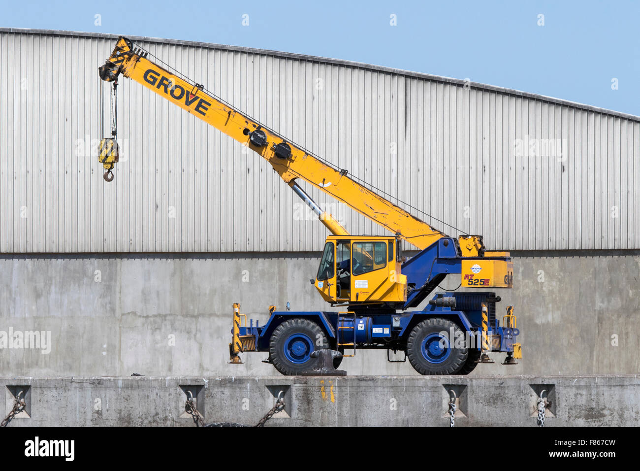 Crane Truck at Luderitz Waterfront Robert Harbour Luderitz, Namibia