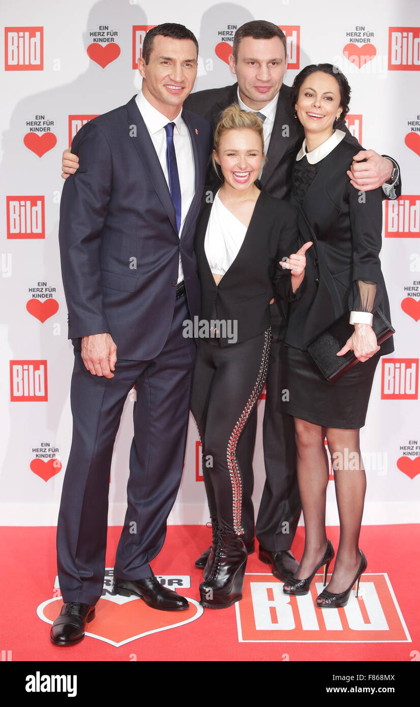 Ukrainian boxer vitali klitschko wife hires stock photography and