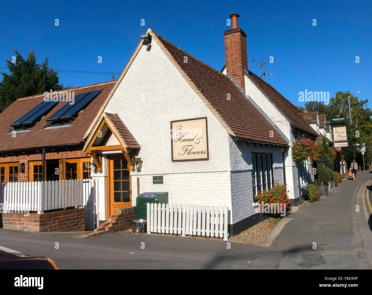 The hand and flowers marlow hires stock photography and images Alamy