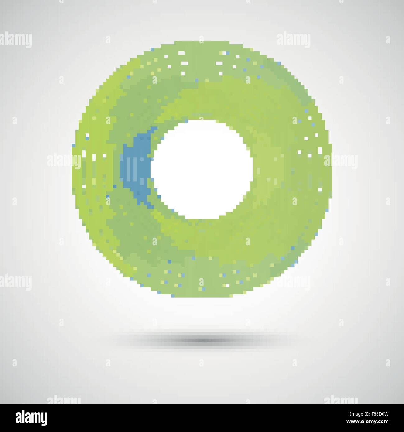 abstract green circle on a white background Stock Vector Image & Art ...