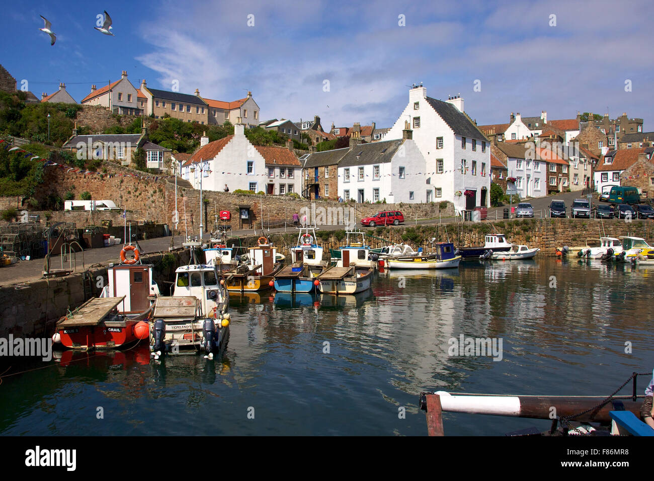 East Neuk of fife harbour Stock Photo Alamy
