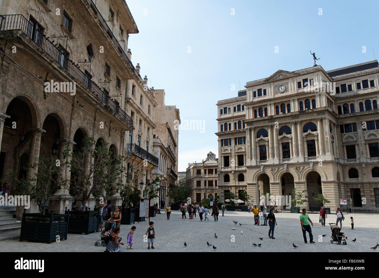 Plaza de San Francisco de Asis I Havana I Cuba Stock Photo