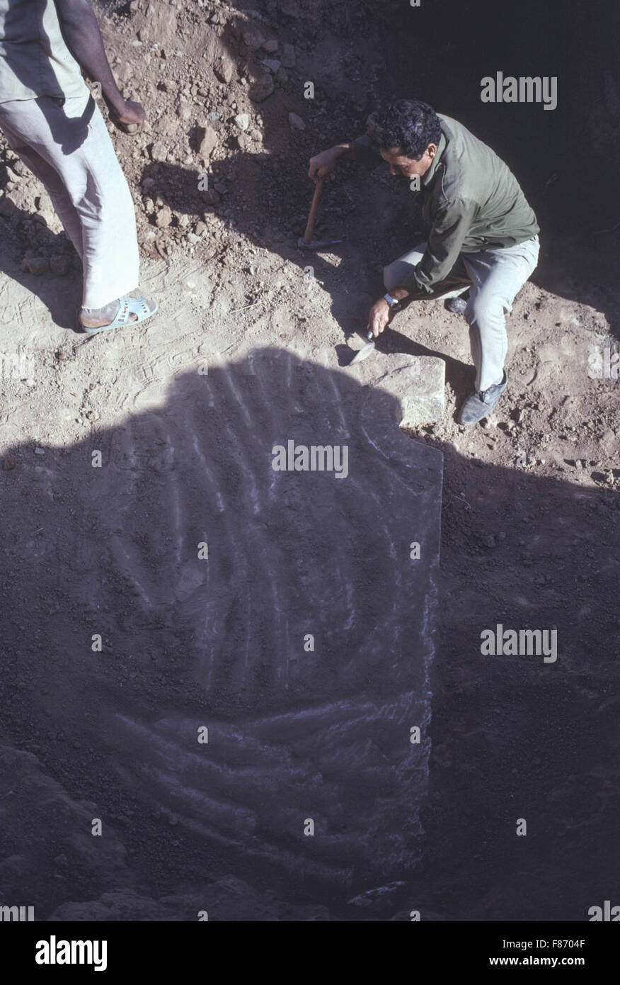 Archaelogical excavations being conducted by the British Museum at the ...
