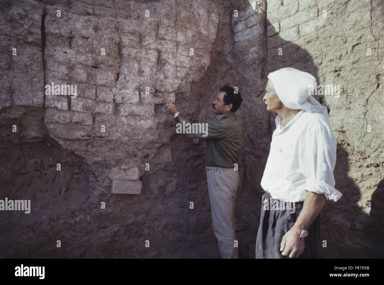 Archaelogical excavations being conducted by the British Museum at the ...