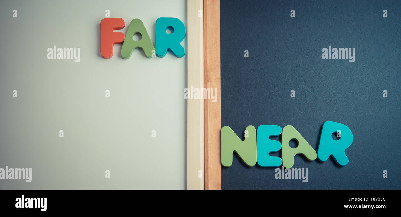 Near And Far Concept High Resolution Stock Photography And Images Alamy