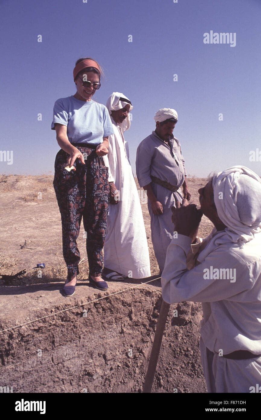 Archaelogical excavations being conducted by the British Museum at the ...