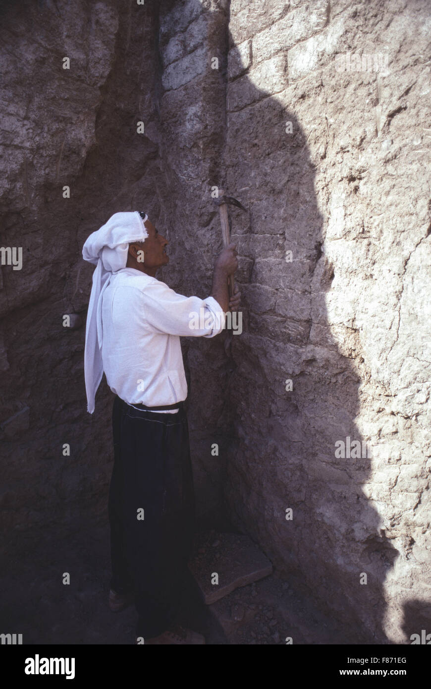 Archaelogical excavations being conducted by the British Museum at the ...