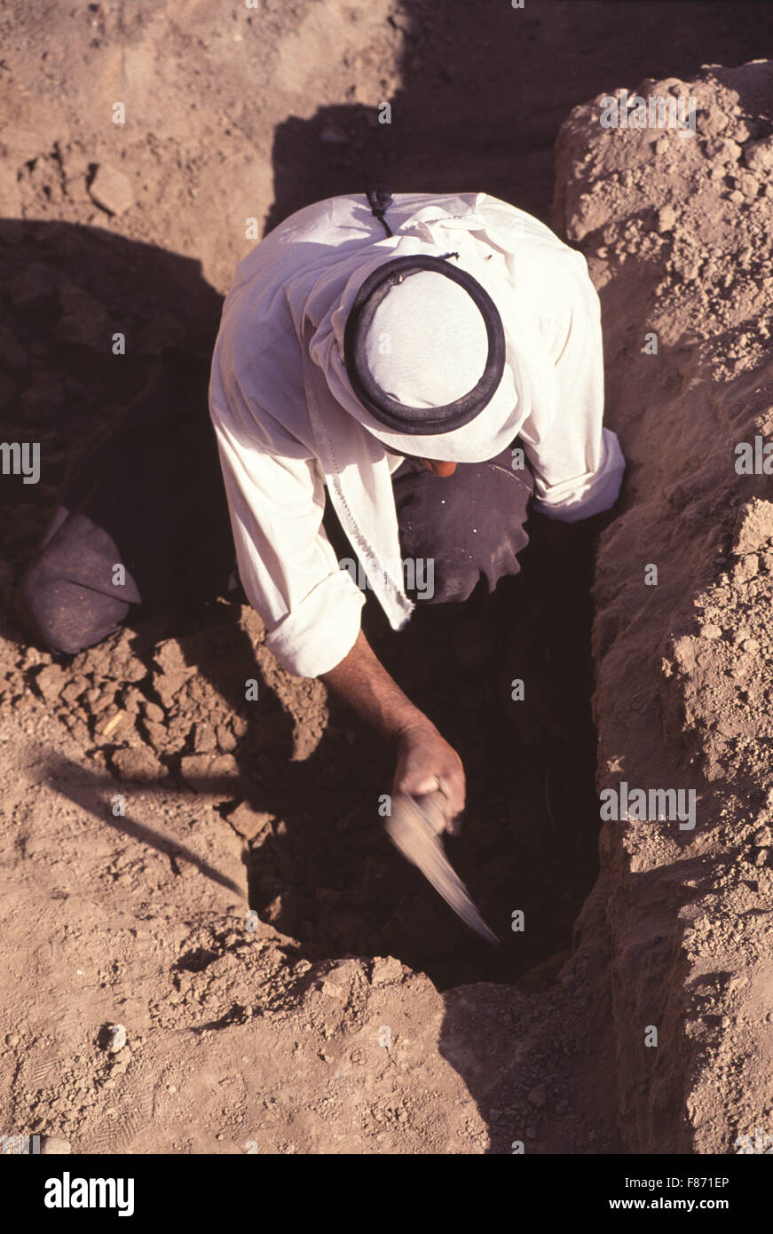 Archaelogical excavations being conducted by the British Museum at the ...