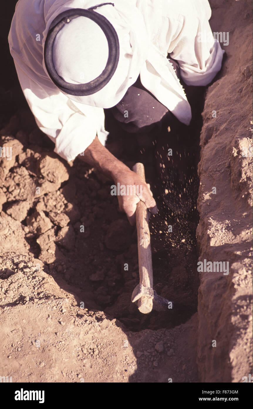 Archaelogical excavations being conducted by the British Museum at the ...