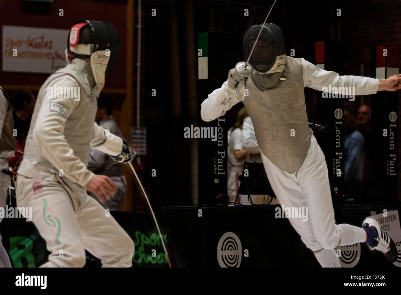 Welsh Open 2015 fencing championship, Sport Wales National Centre Stock Photo Alamy