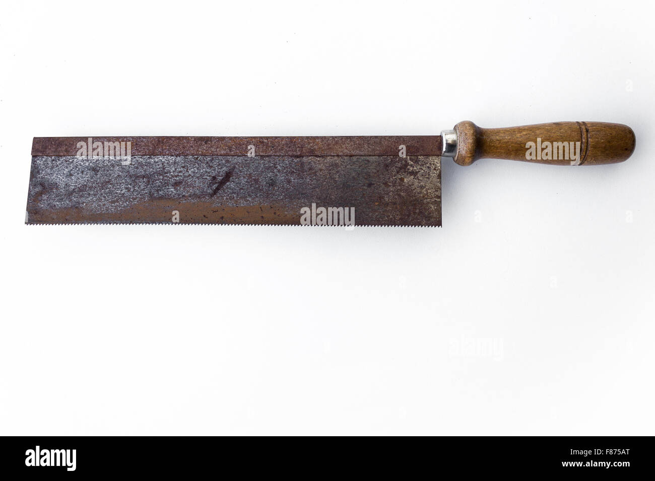 saw / old handsaw isolated - vintage tools Stock Photo