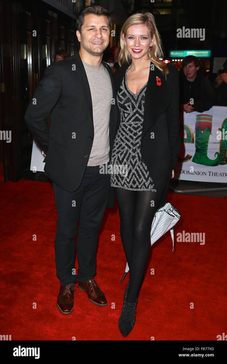Guest arrivals at Elf the Musical Gala Night  Featuring: Pasha Kovalev, Rachel Riley Where: London, United Kingdom When: 05 Nov 2015 Stock Photo