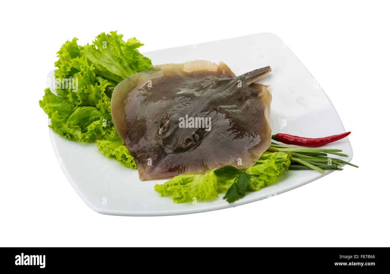 Raw Batoidea ready for cooking Stock Photo - Alamy