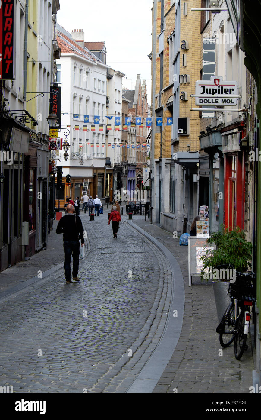 Brussels Old Town - Belgium - People Walking Along the Mediamarkt  Electronics Concern in the Rue Neuve, the Main Shopping Street Editorial  Stock Photo - Image of logo, area: 243000343