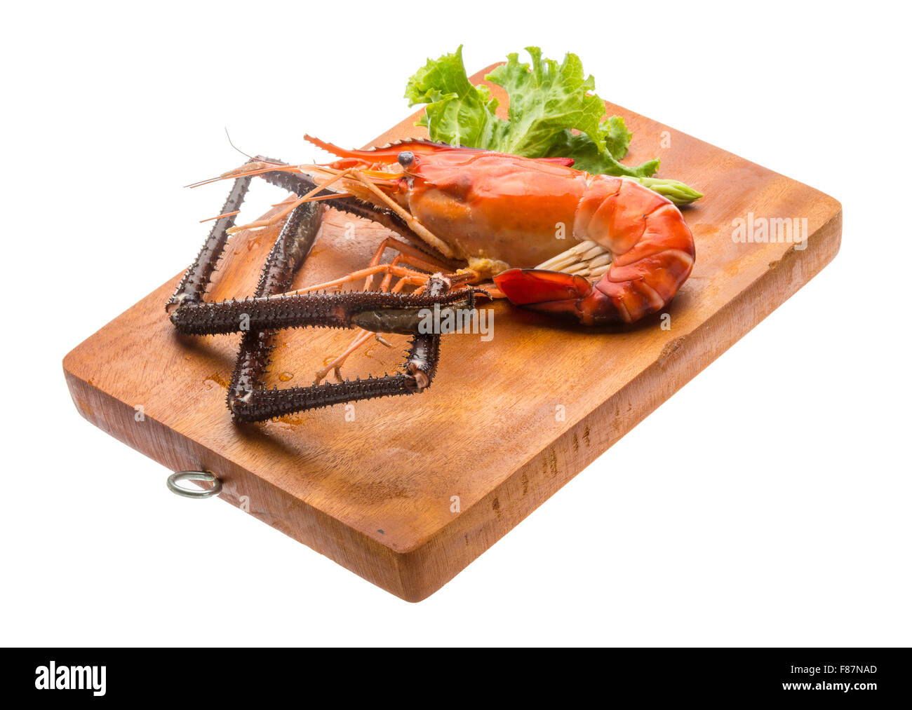 Giant Freshwater Prawn boiled with pepper Stock Photo - Alamy