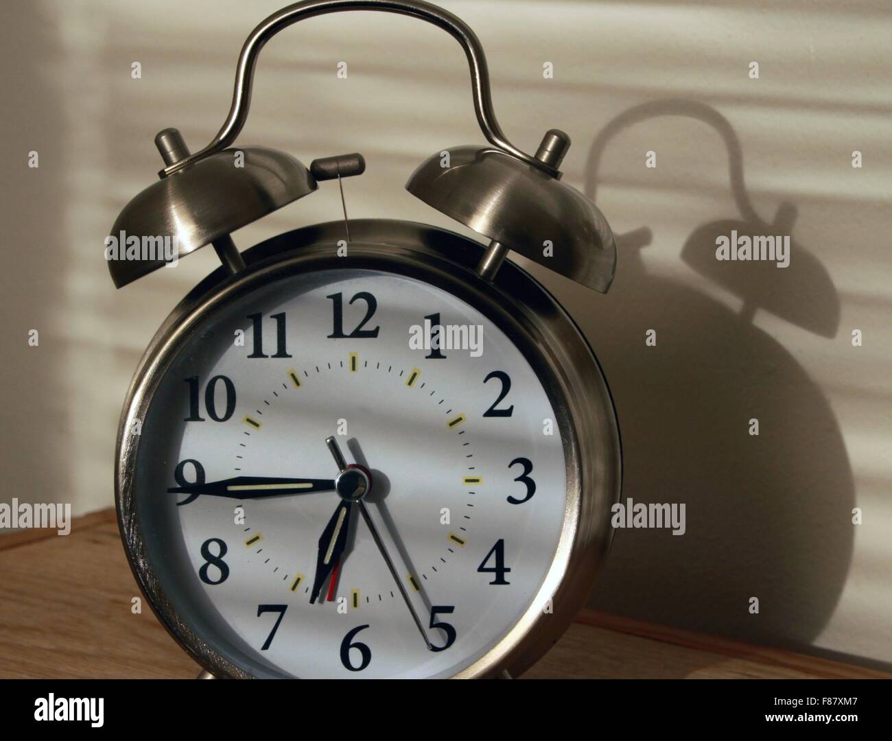 Analog alarm clock Stock Photo