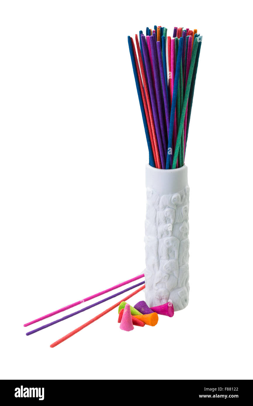 Aroma sticks isolated Stock Photo - Alamy