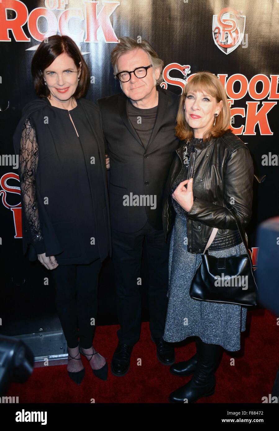 New York, NY, USA. 6th Dec, 2015. Elizabeth McGovern, Kevin McNally, Phyllis Logan at arrivals for SCHOOL OF ROCK Opening Night on Broadway, Winter Garden Theatre, New York, NY December 6, 2015. Credit:  Derek Storm/Everett Collection/Alamy Live News Stock Photo