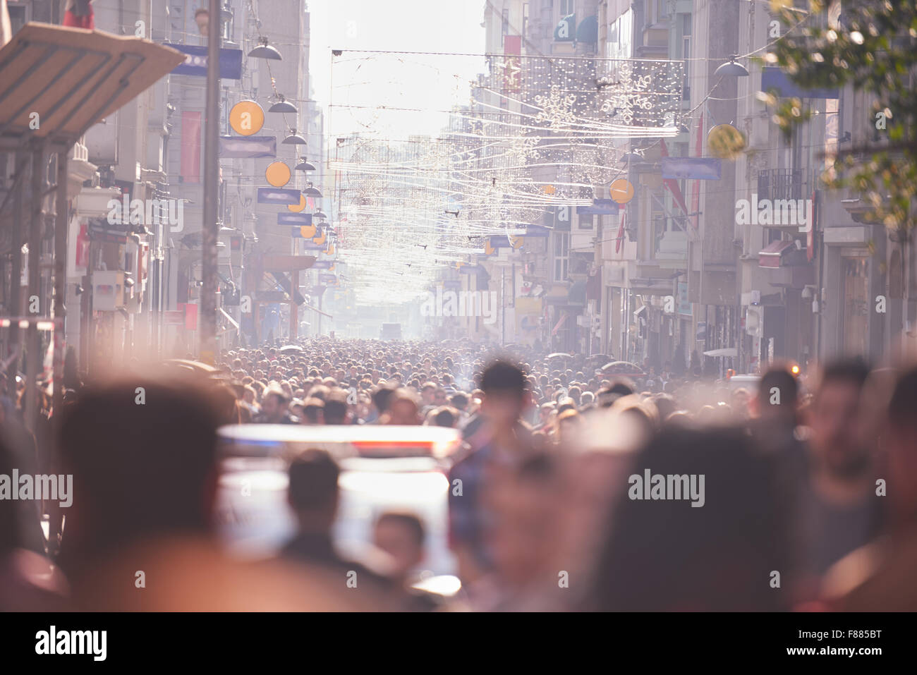 people crowd walking on busy street on daytime Stock Photo - Alamy