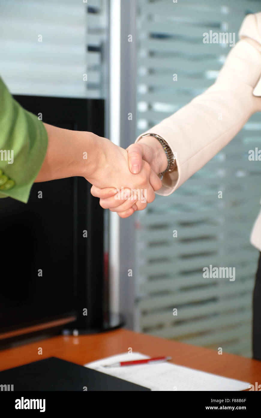Man woman office suit hi-res stock photography and images - Alamy